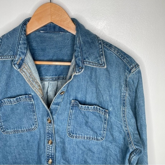 Unique Tulip Patchwork Flower Bouquet Oversized Slouchy Denim Jean Jacket - Picture 5 of 7